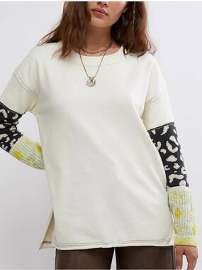 Free People We the Free Tiger Stuff Cuff in Tea Combo - Size XS